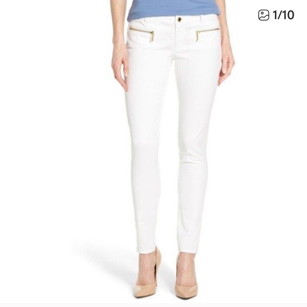 Michael Kors, White, Izzy Skinny Pant Women’s size 10P